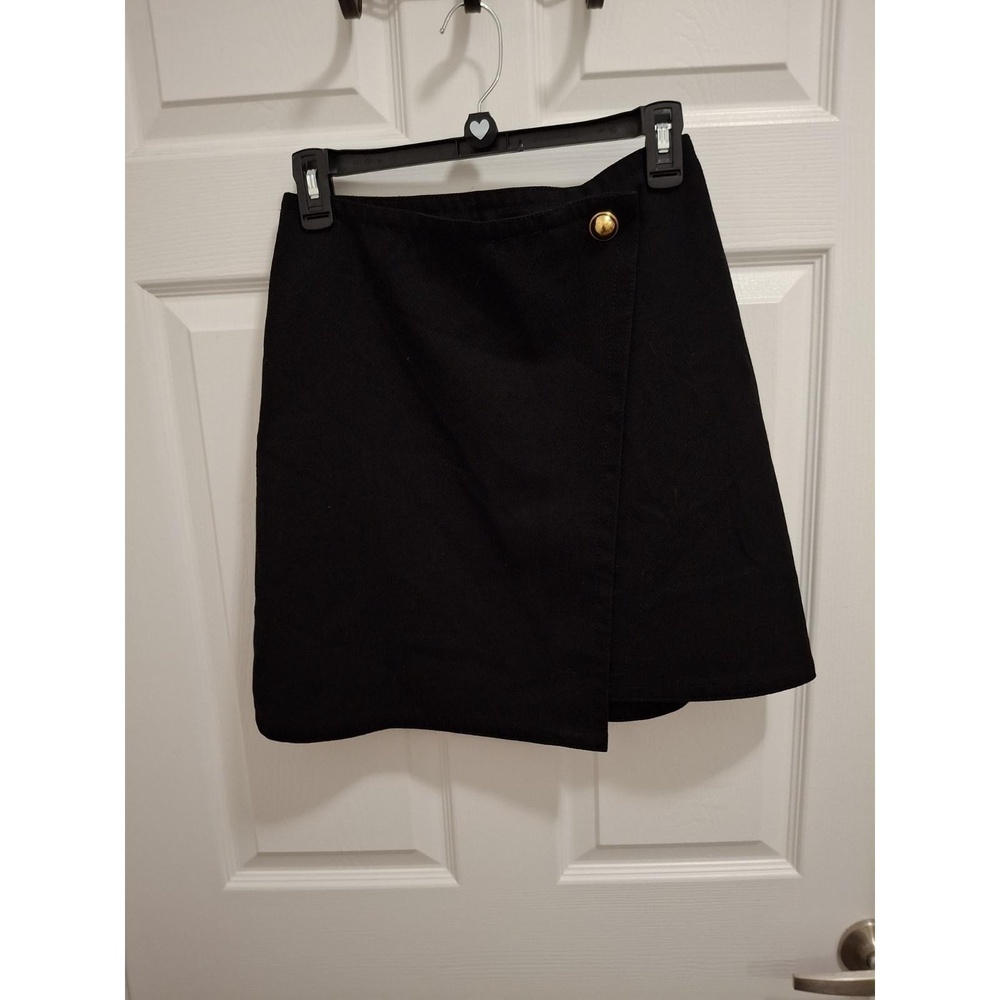 3/$15 LOFT Size 2 Black Layered Stretch Mini Versatile Pencil‎ Skirt